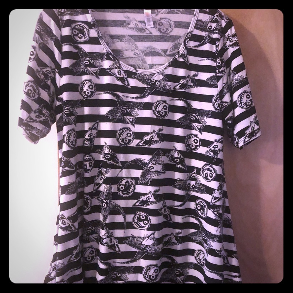 LulaRoe Nightmare Before Xmas Perfect Tee